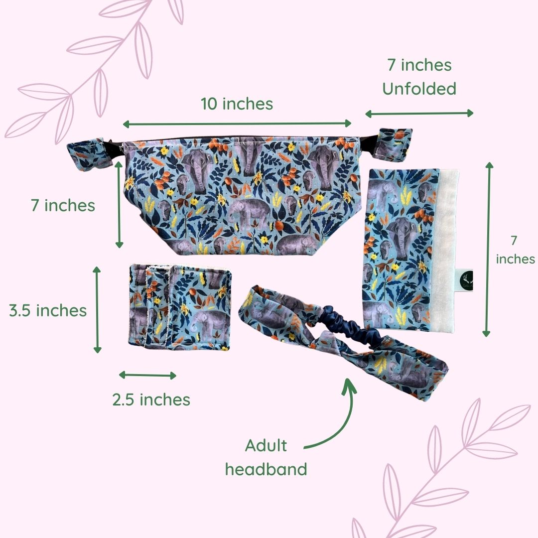 Meaningful handmade Welsh gifts, elephant gift set.