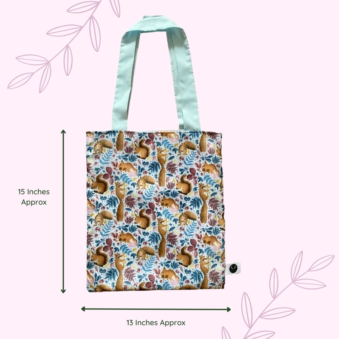 Red Squirrel Tote Bag - Tahlia Paige