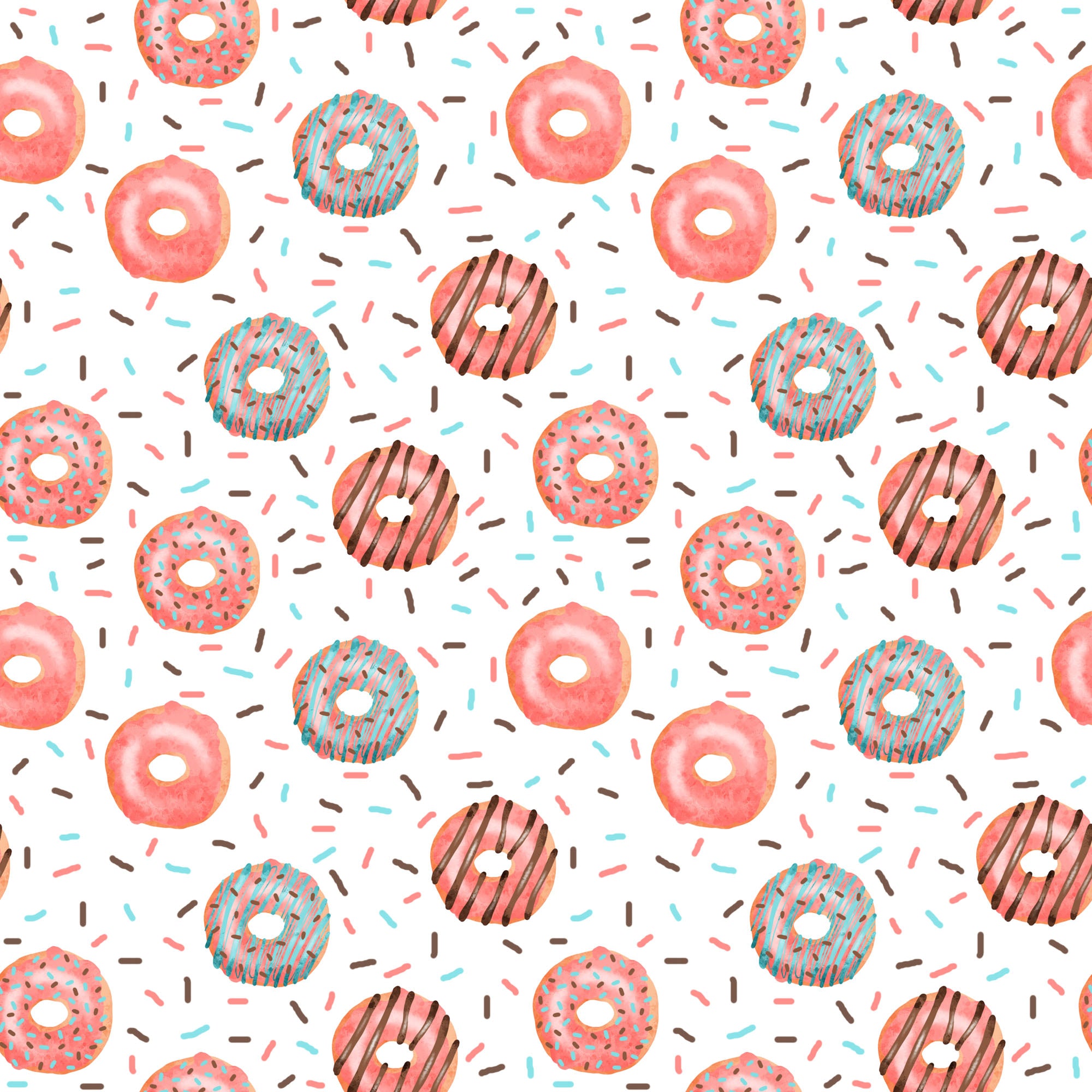 Donut seamless repeat design