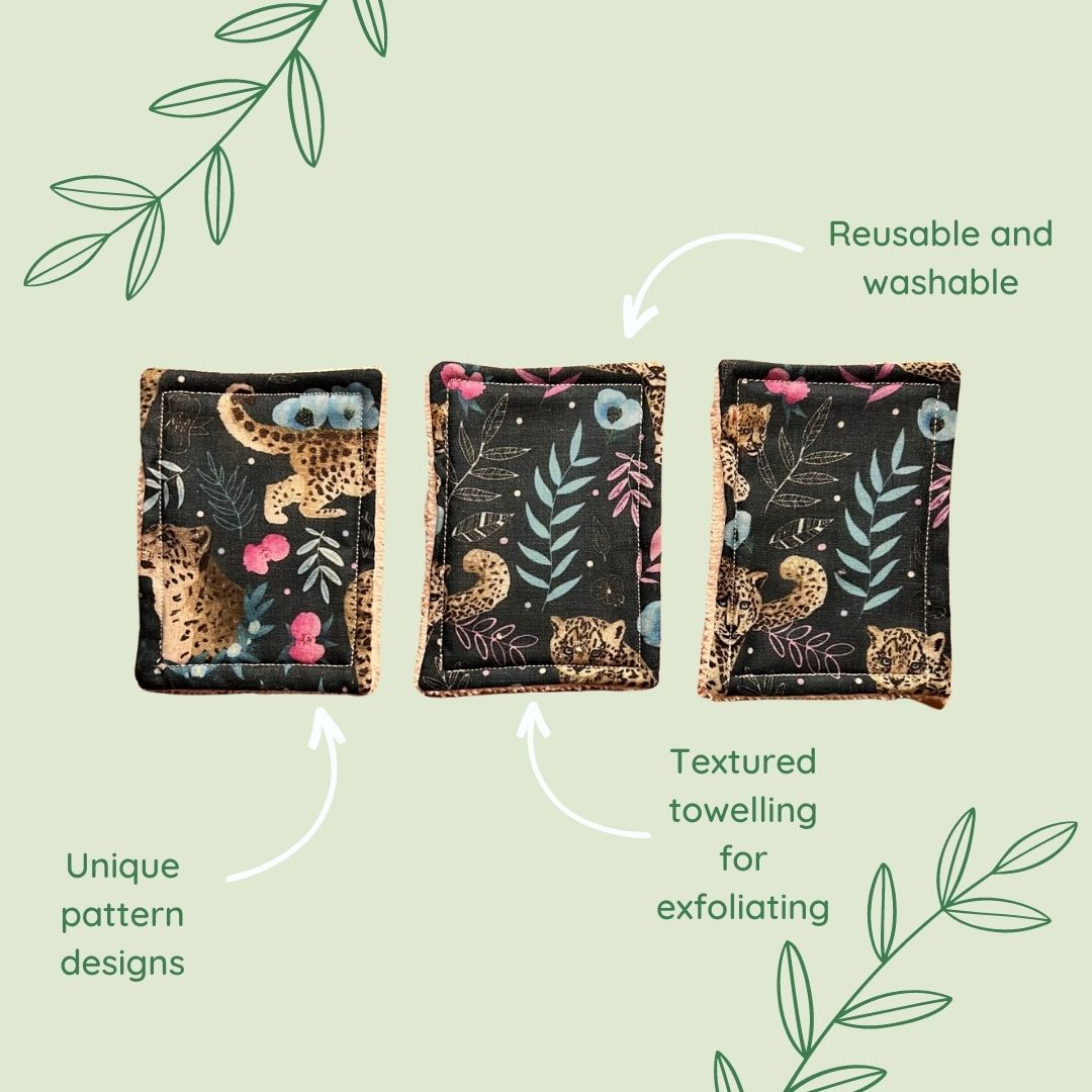 Cotton pads for women, ideal snow leopard exfoliating pads.