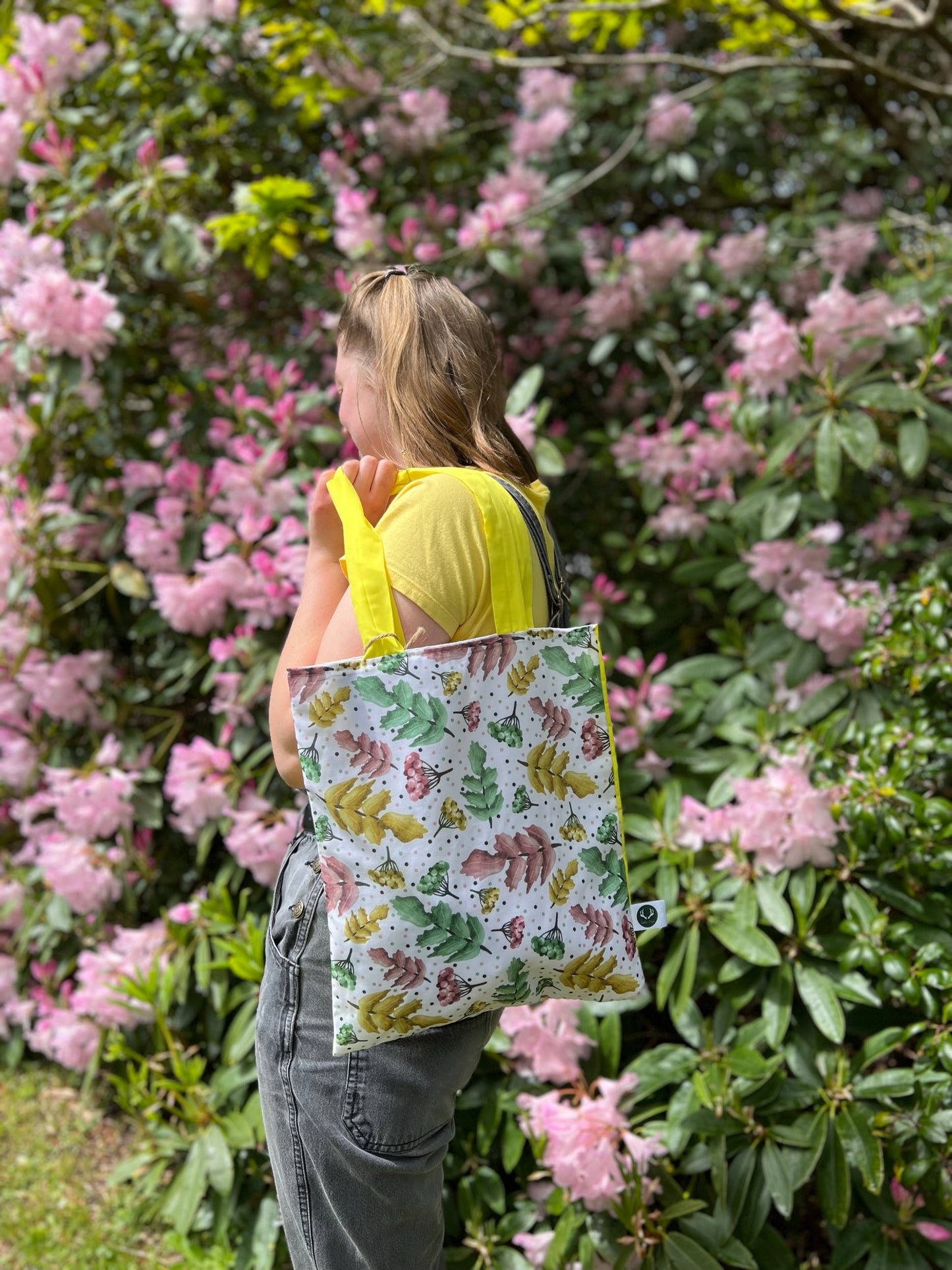 Pretty Foliage Tote Bag - Tahlia Paige