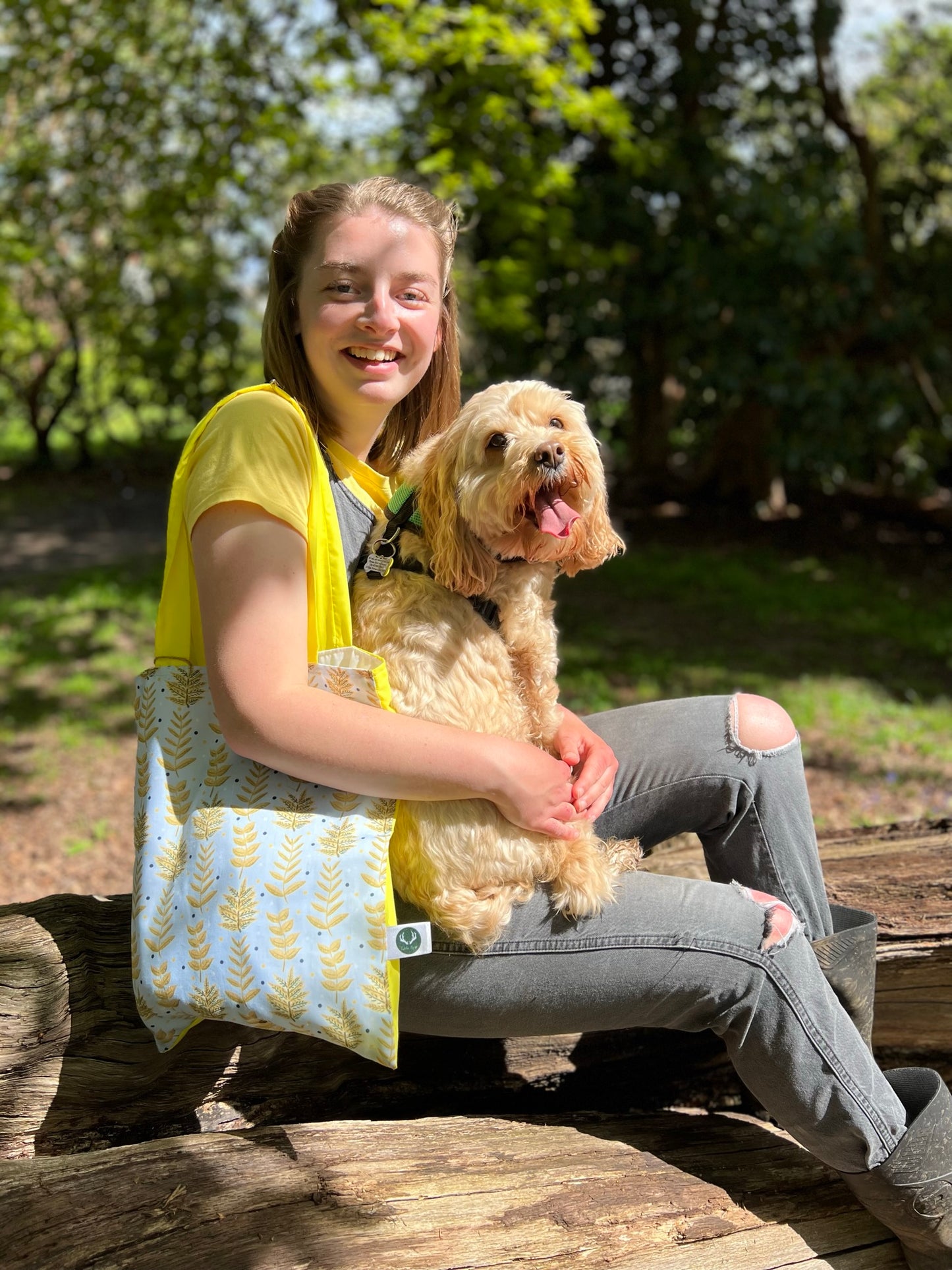 Yellow Foliage Tote Bag - Tahlia Paige