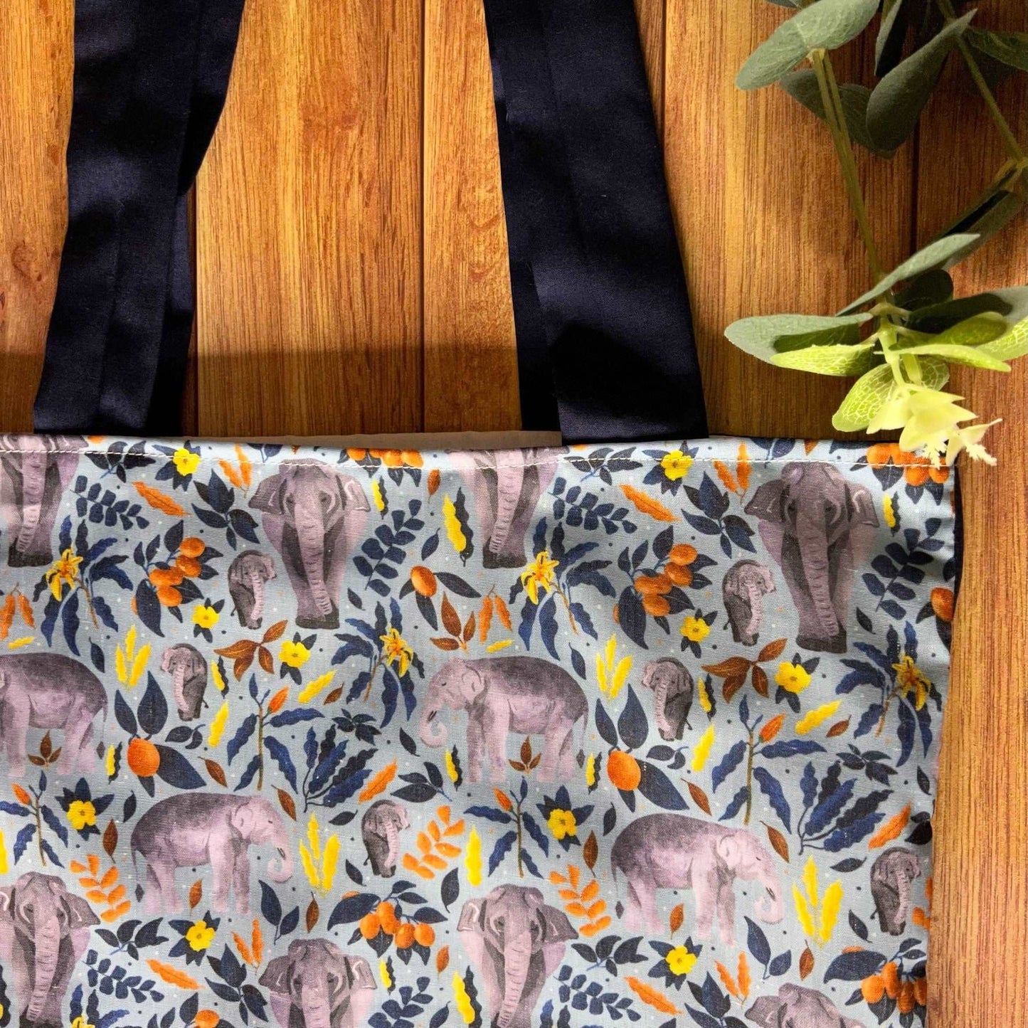 Asian Elephant Tote Bag - Tahlia Paige