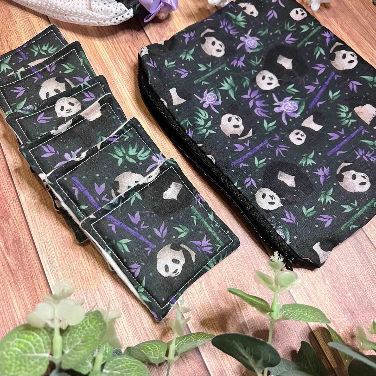 Eco-friendly panda skincare essentials, perfect for a 16th birthday.