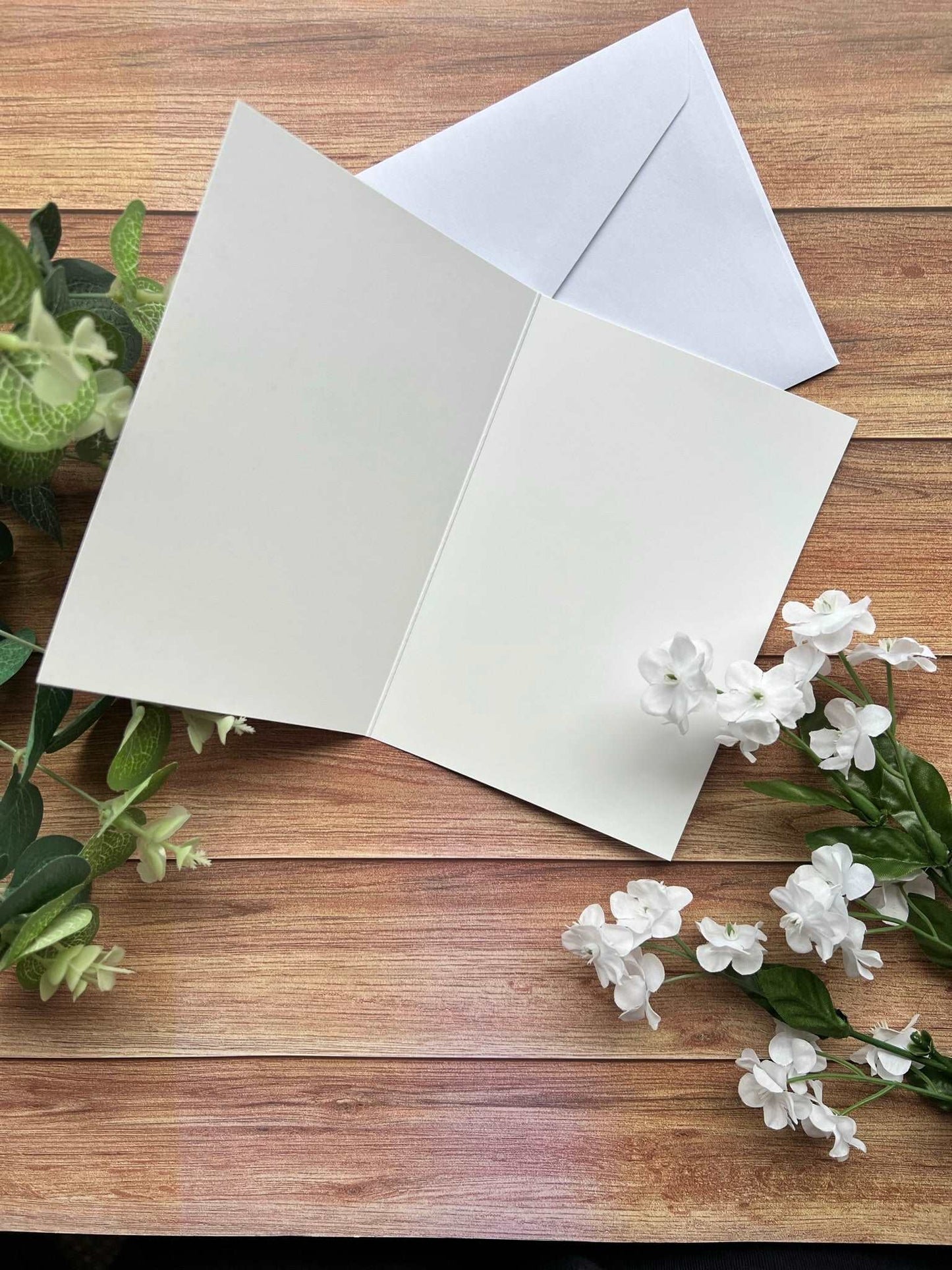 blank inside of wild animal greeting card