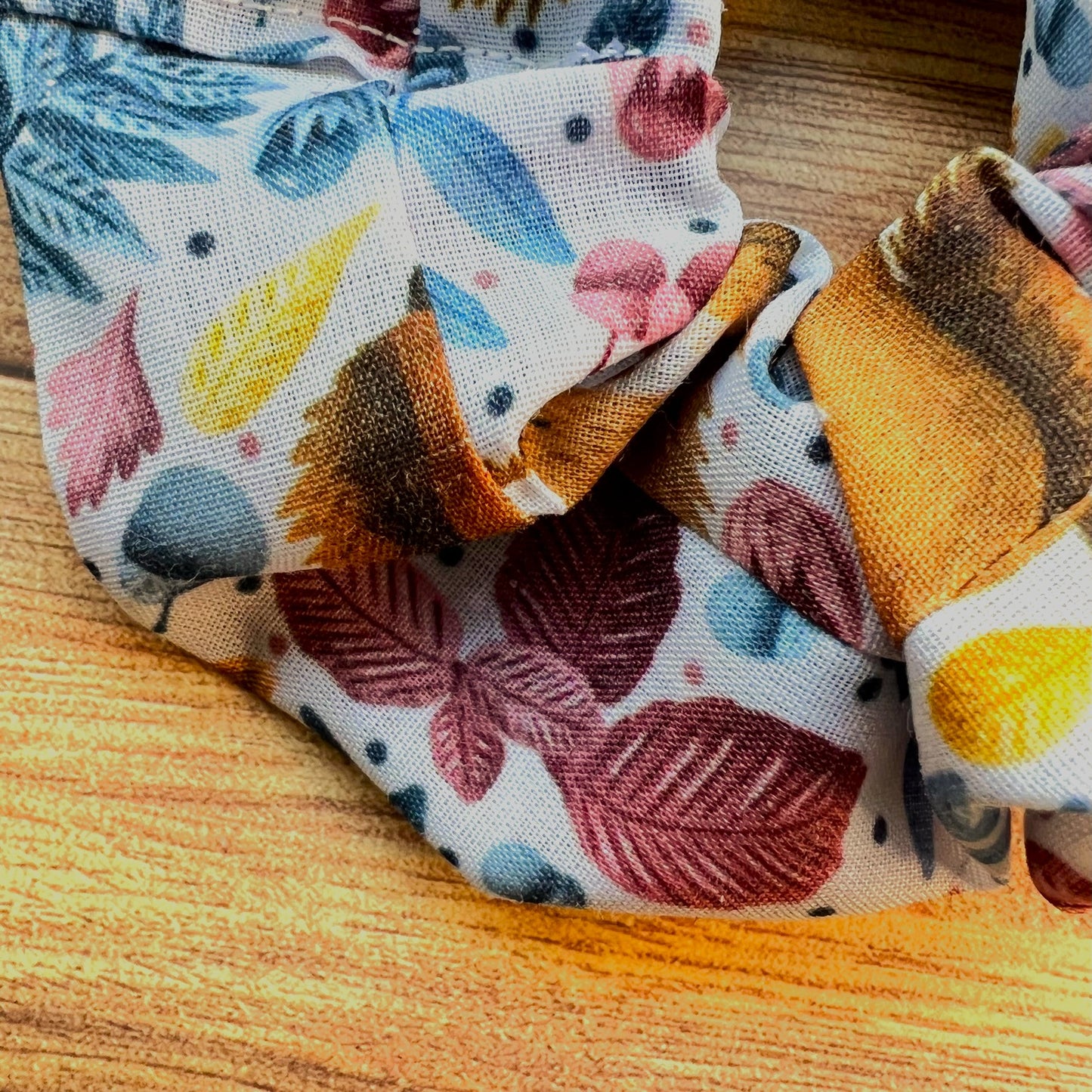 Affordable red squirrel scrunchie, ideal hair accessory for women and a gift under £5.
