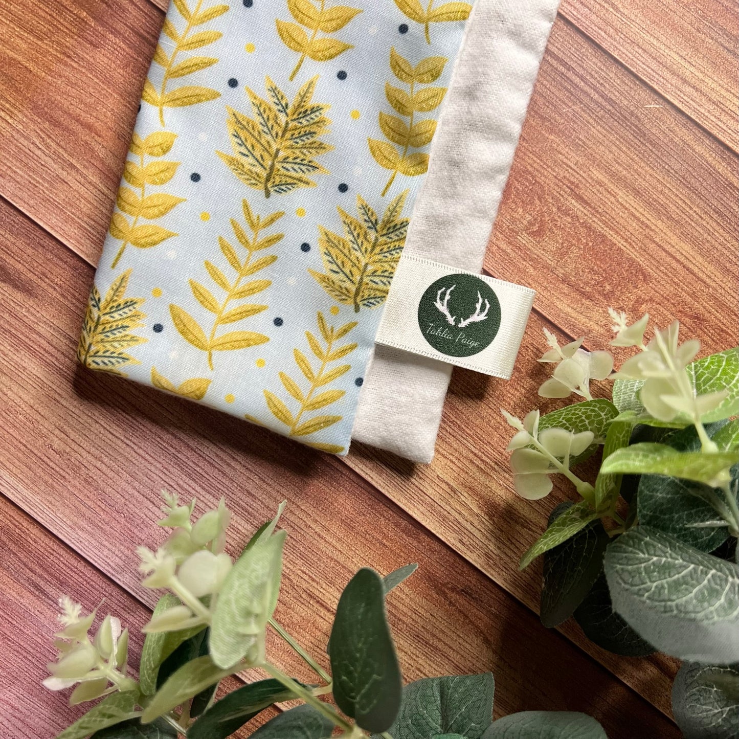 Yellow Foliage Reusable Facecloth