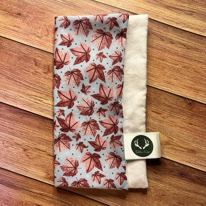 Pink Leafy Reusable Facecloth
