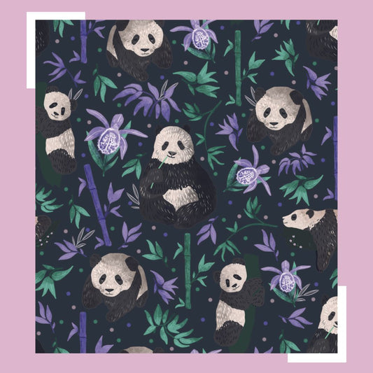 giant panda surface pattern design