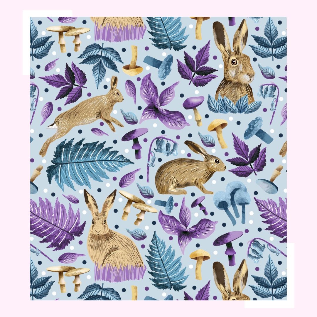 hare surface pattern design