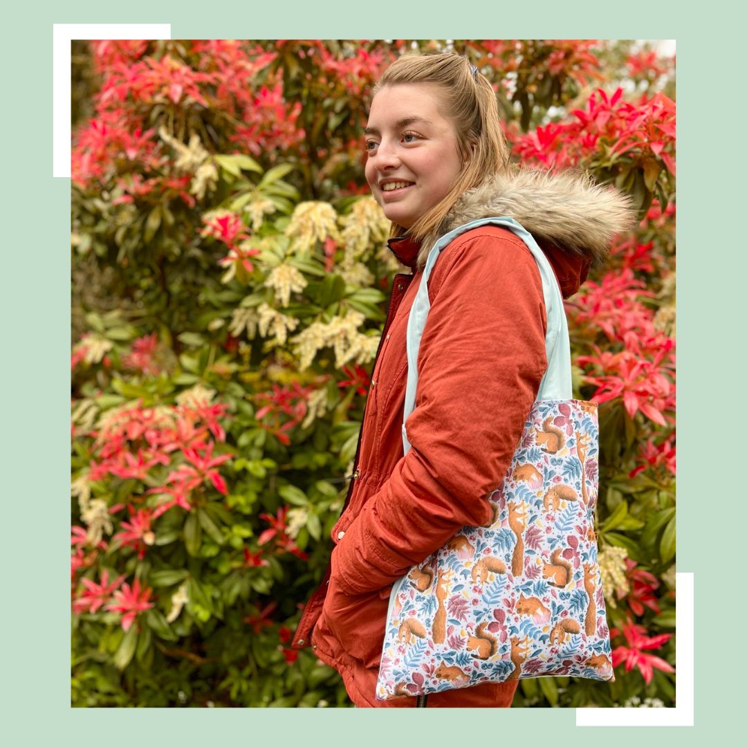 A tote bag for a shopper, ideal gift for a mother