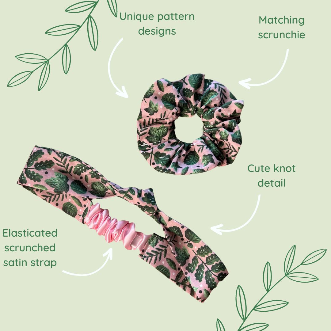 Green Foliage Cute Hair Things Giftset - Tahlia Paige