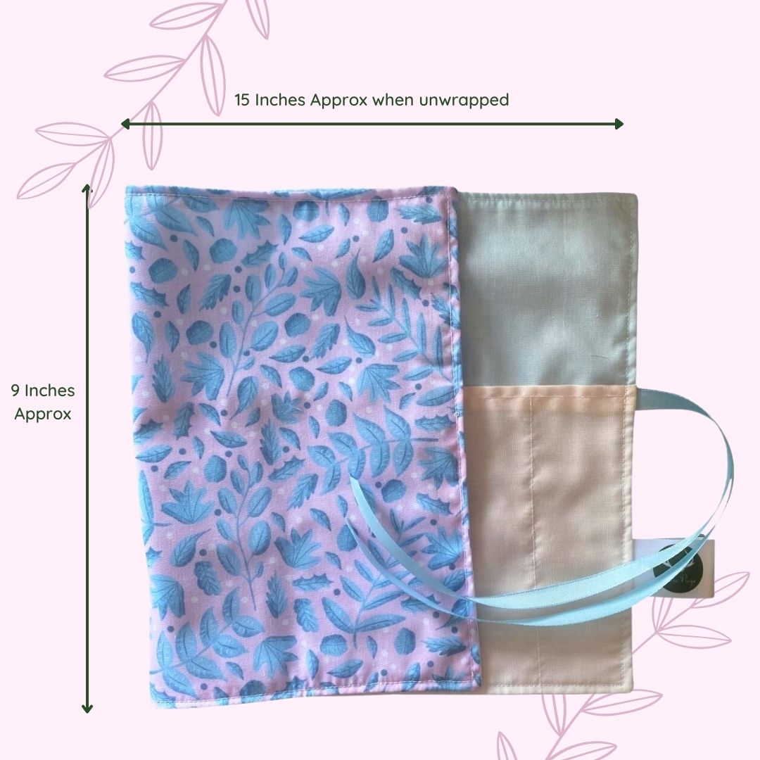 size of the makeup brush roll