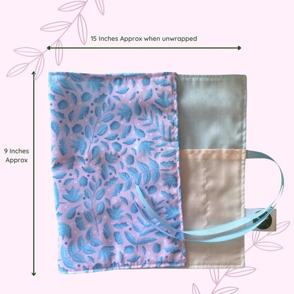 size of the makeup brush roll