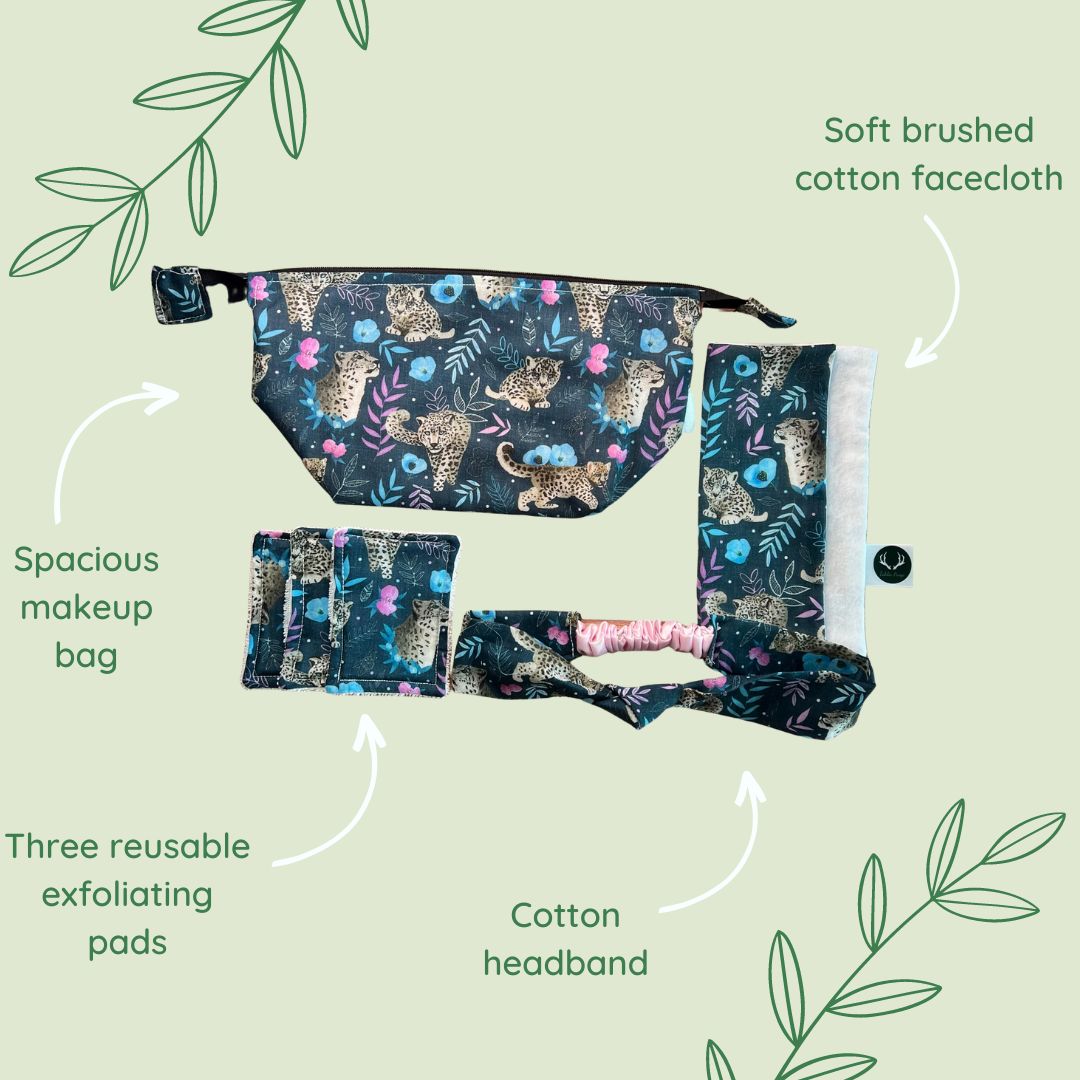 75th birthday present for mother, ideal snow leopard gift set.