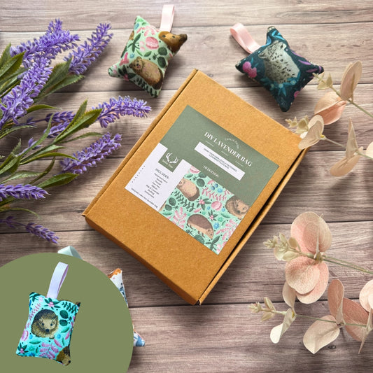 DIY Hedgehog Mini Lavender Bag Kit