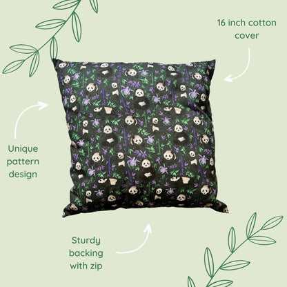 Features of the panda decorative cushion for sofa, one of the best gifts for panda lovers