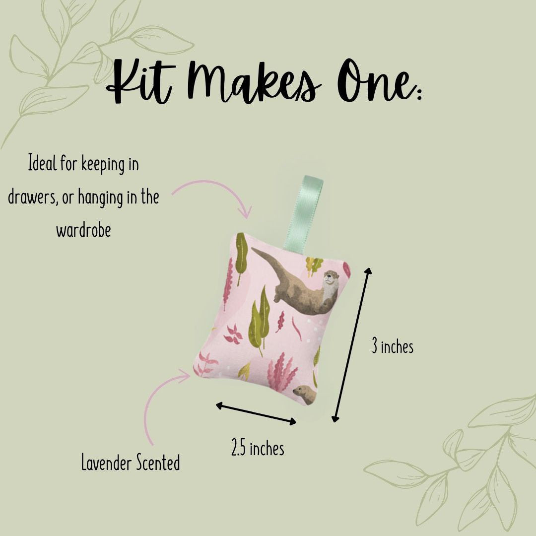 DIY Otter Mini Lavender Bag Kit