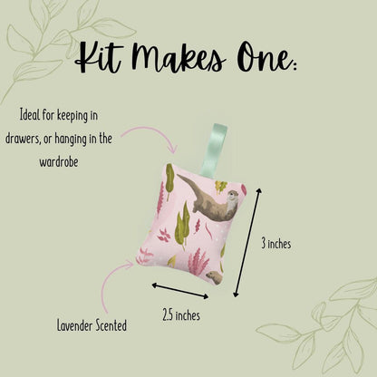 DIY Otter Mini Lavender Bag Kit