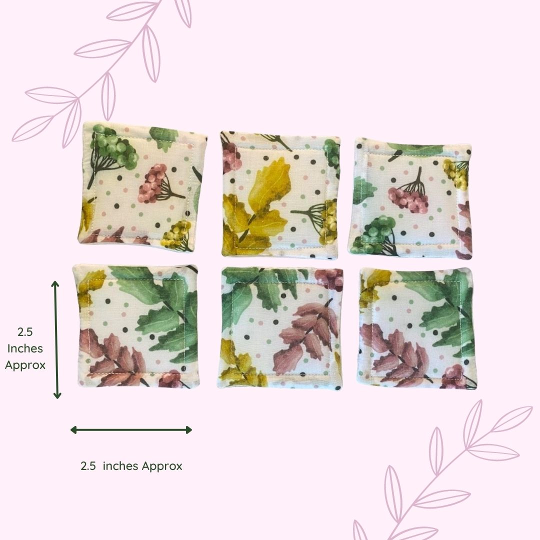 Pretty Foliage Reusable Skincare Pads - Tahlia Paige