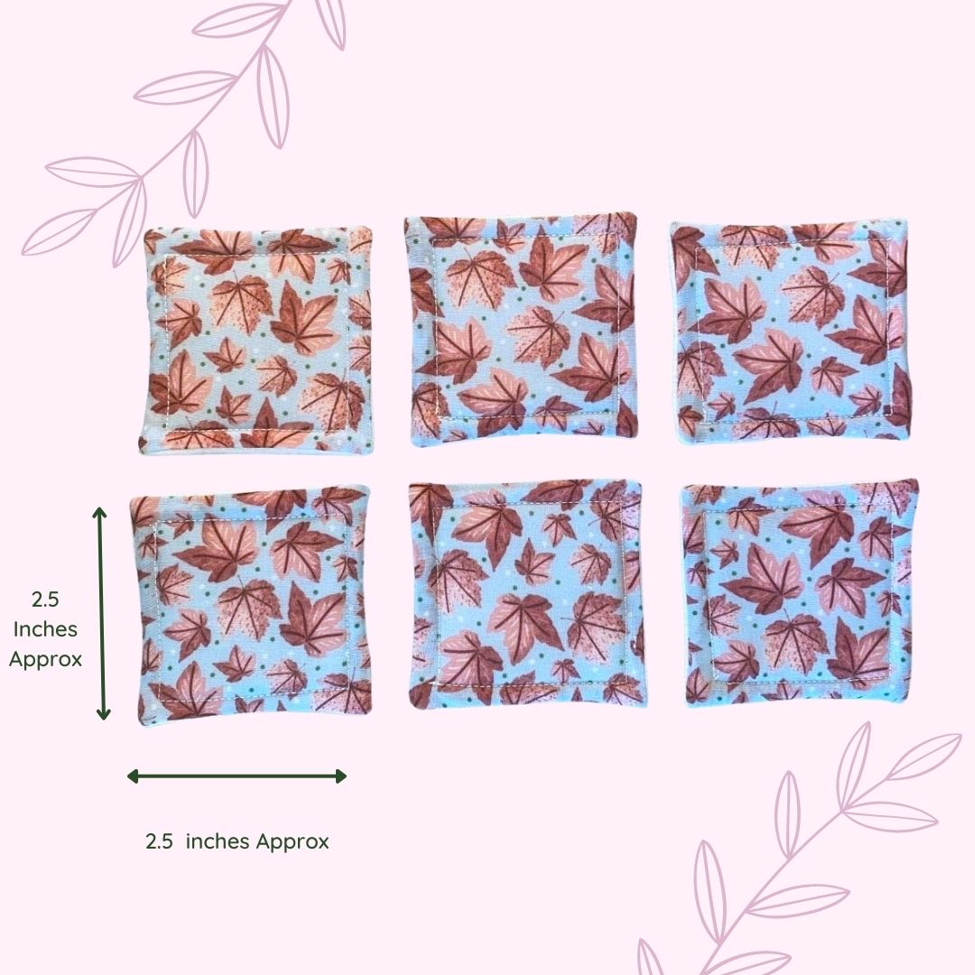 Pink Leafy Reusable Skincare Pads - Tahlia Paige