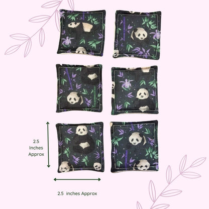Zero-waste skincare pads, perfect for panda lovers.