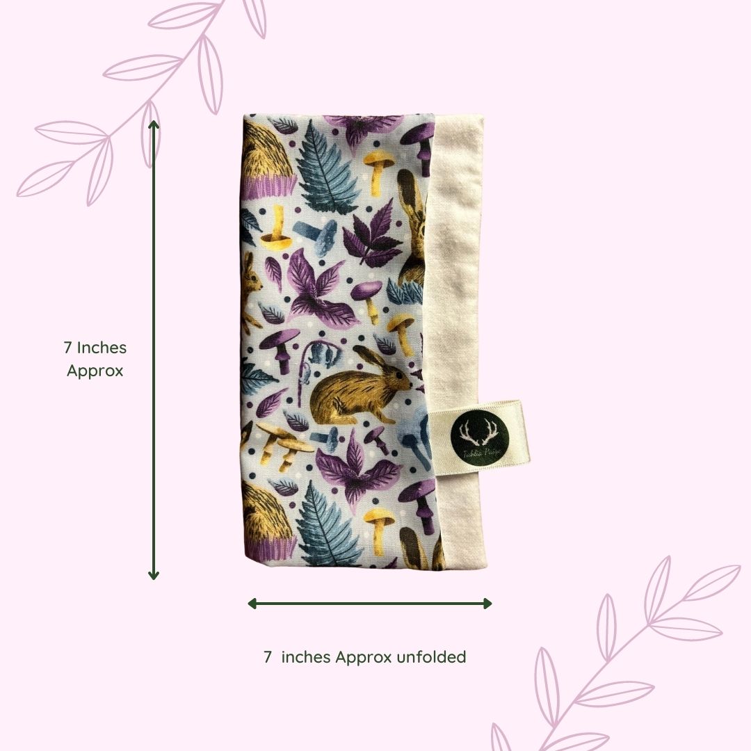 Luxurious hare face cloth, perfect for beauty and skincare.