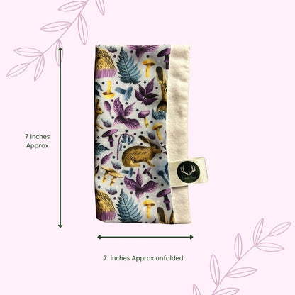 Luxurious hare face cloth, perfect for beauty and skincare.
