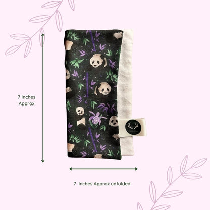 Panda gift ideas: eco-friendly face cloth.