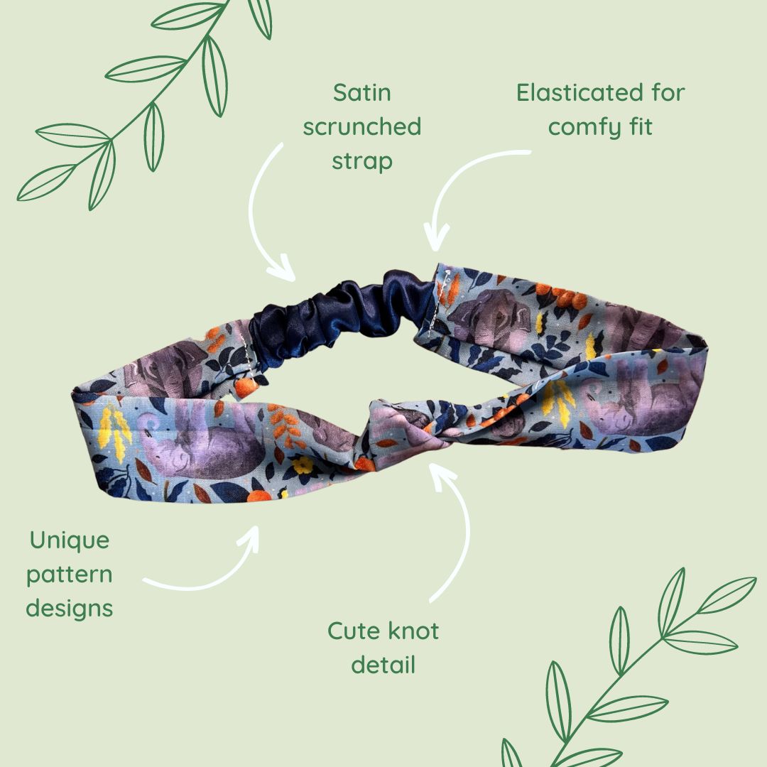 Shop animal lovers presents here with an elephant headband, an ideal gift this year. Shop by itself or as part of a hair accessories gift set.