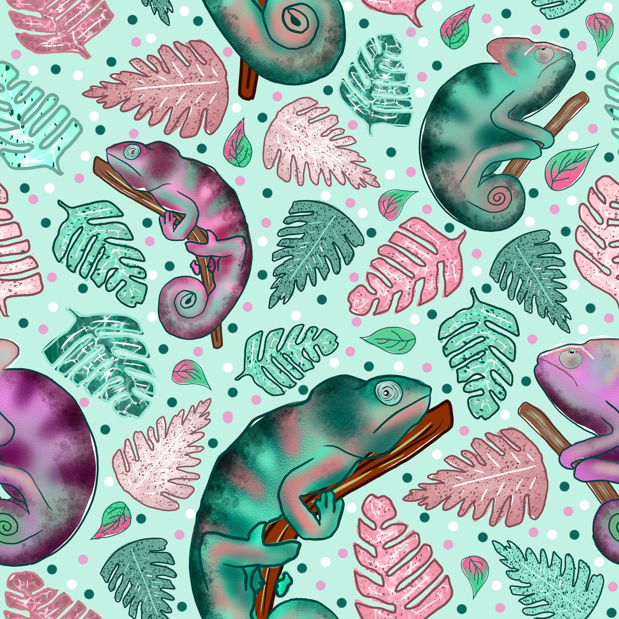 Chameleon surface pattern design