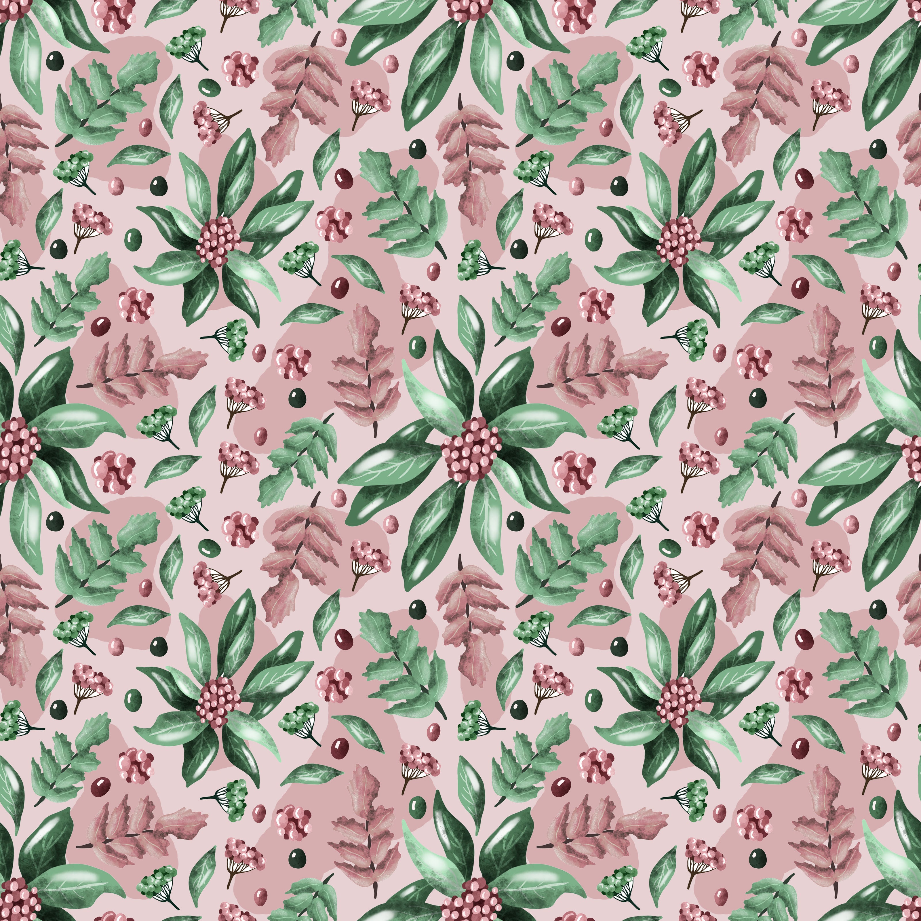 berries pattern design