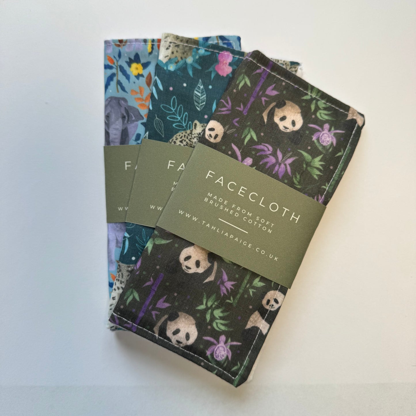 Endangered Asia Face Cloth Set