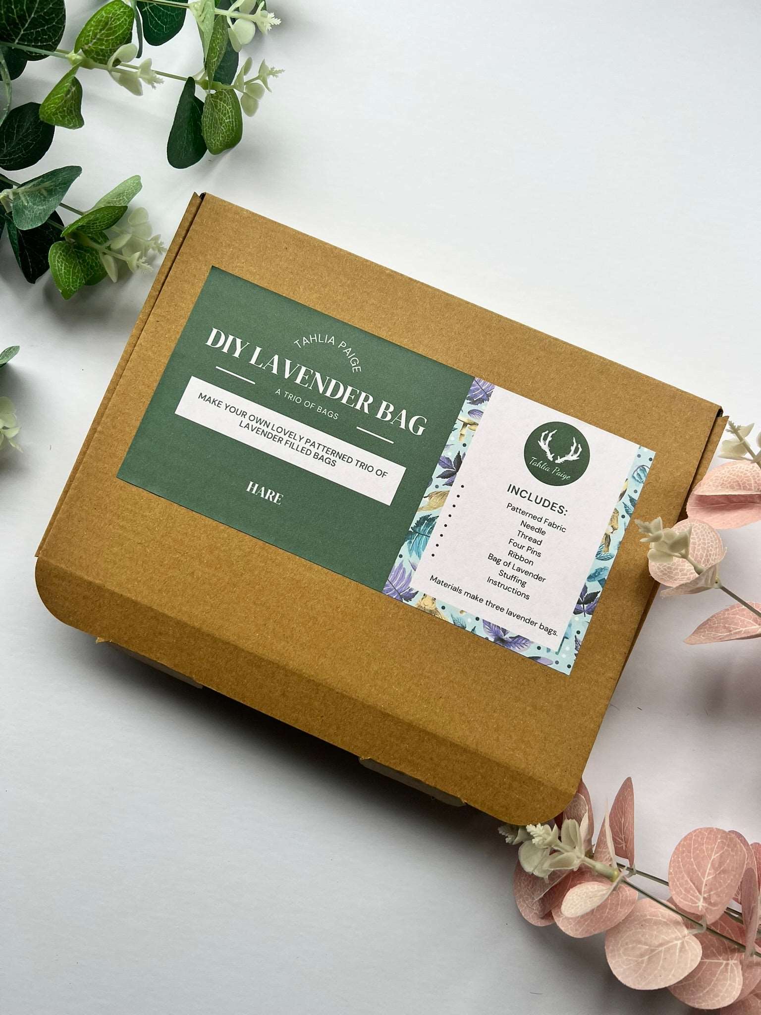 Make your own lavender bags with our Hare DIY Kit.