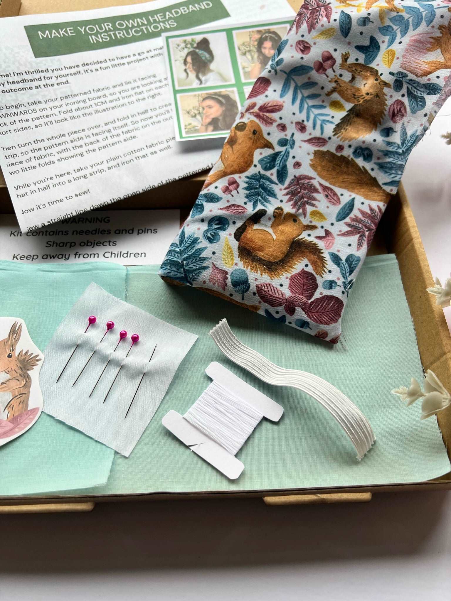 Make your own headbands with our Red Squirrel kit.