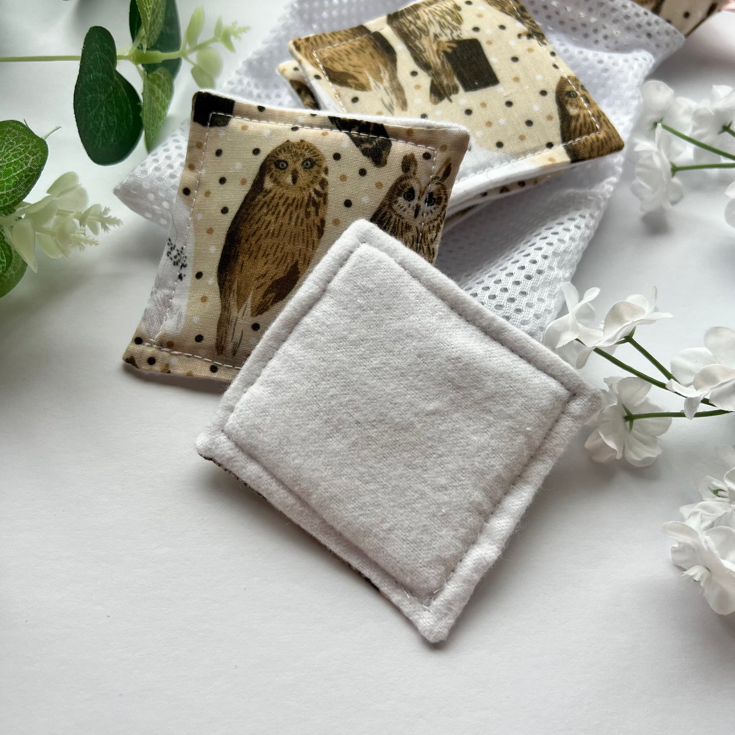 Owl Mini-Skincare Gift Set - Skincare Pads and Washbag