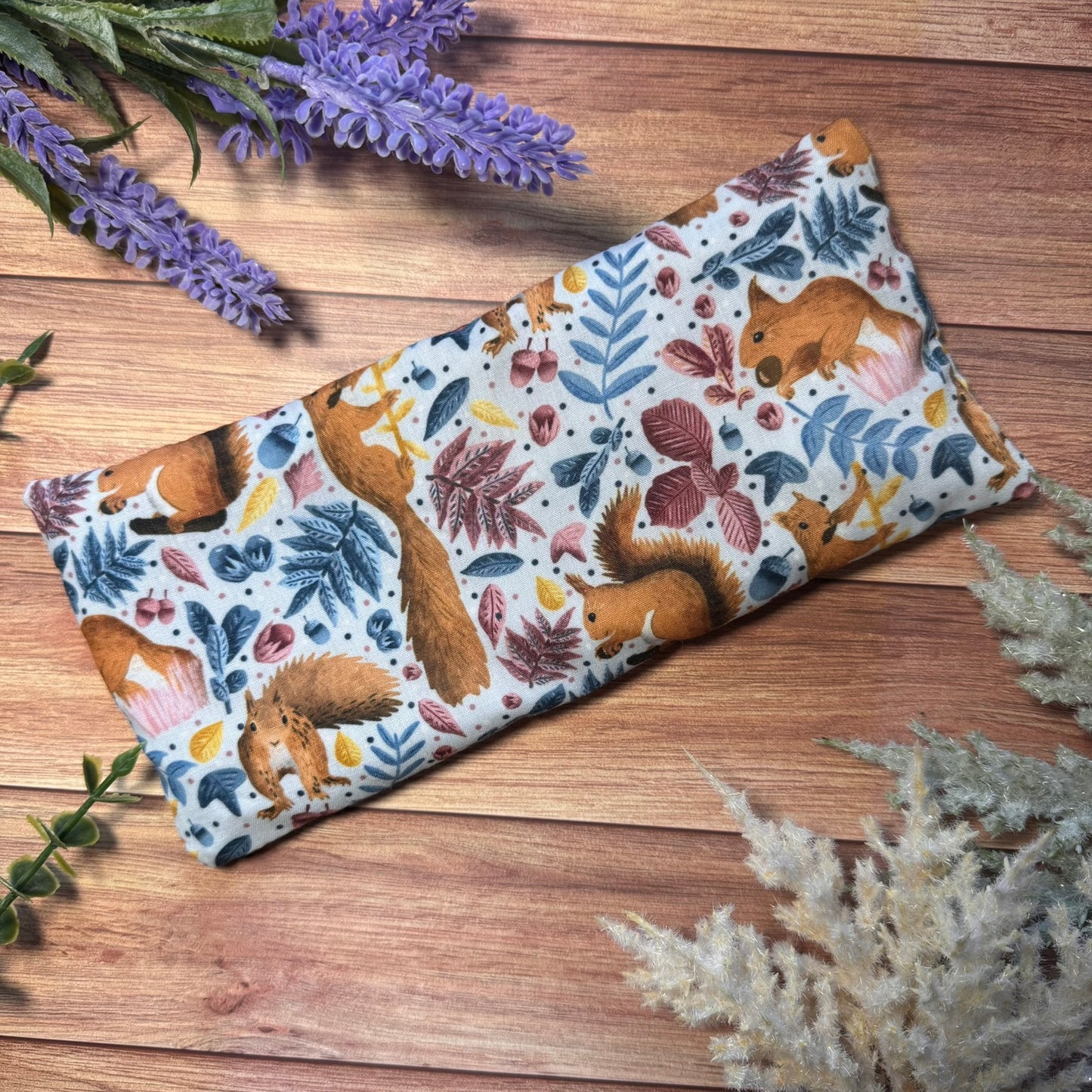 Red Squirrel Microwave Wheat Bag