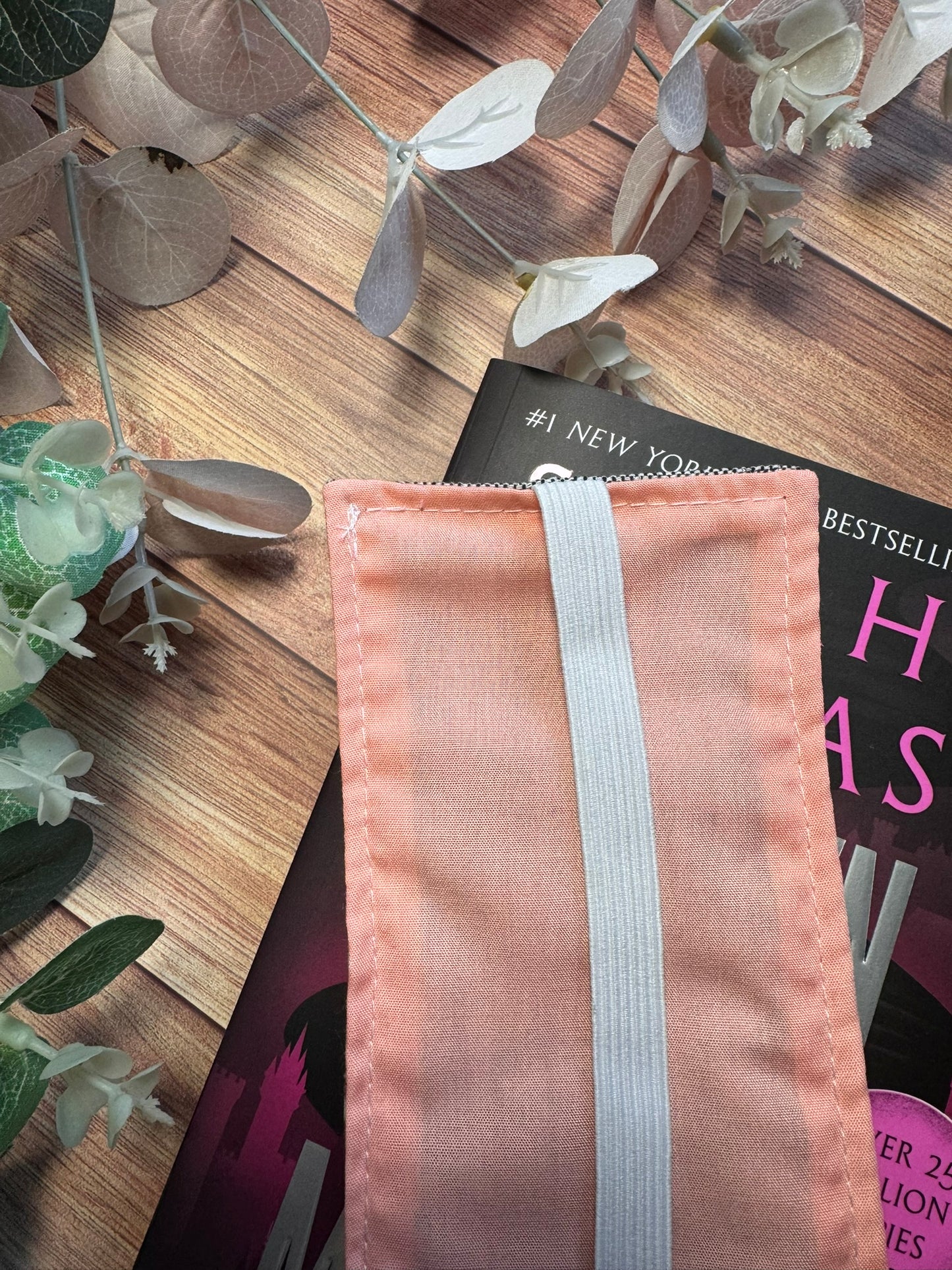 Hedgehog Elasticated Bookmark with Pen Pocket – Perfect for Journals, Books & Planners