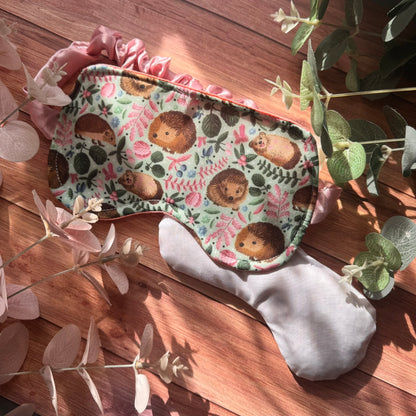 Weighted Hedgehog Sleep Mask - Lavender Scented and Heated