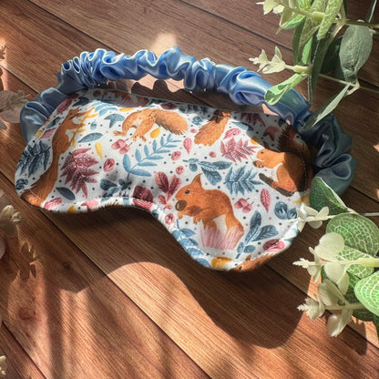 Weighted Red Squirrel Sleep Mask - Lavender Scented and Heated