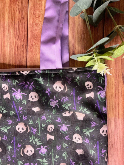 Panda bookbag, ideal for panda lovers 