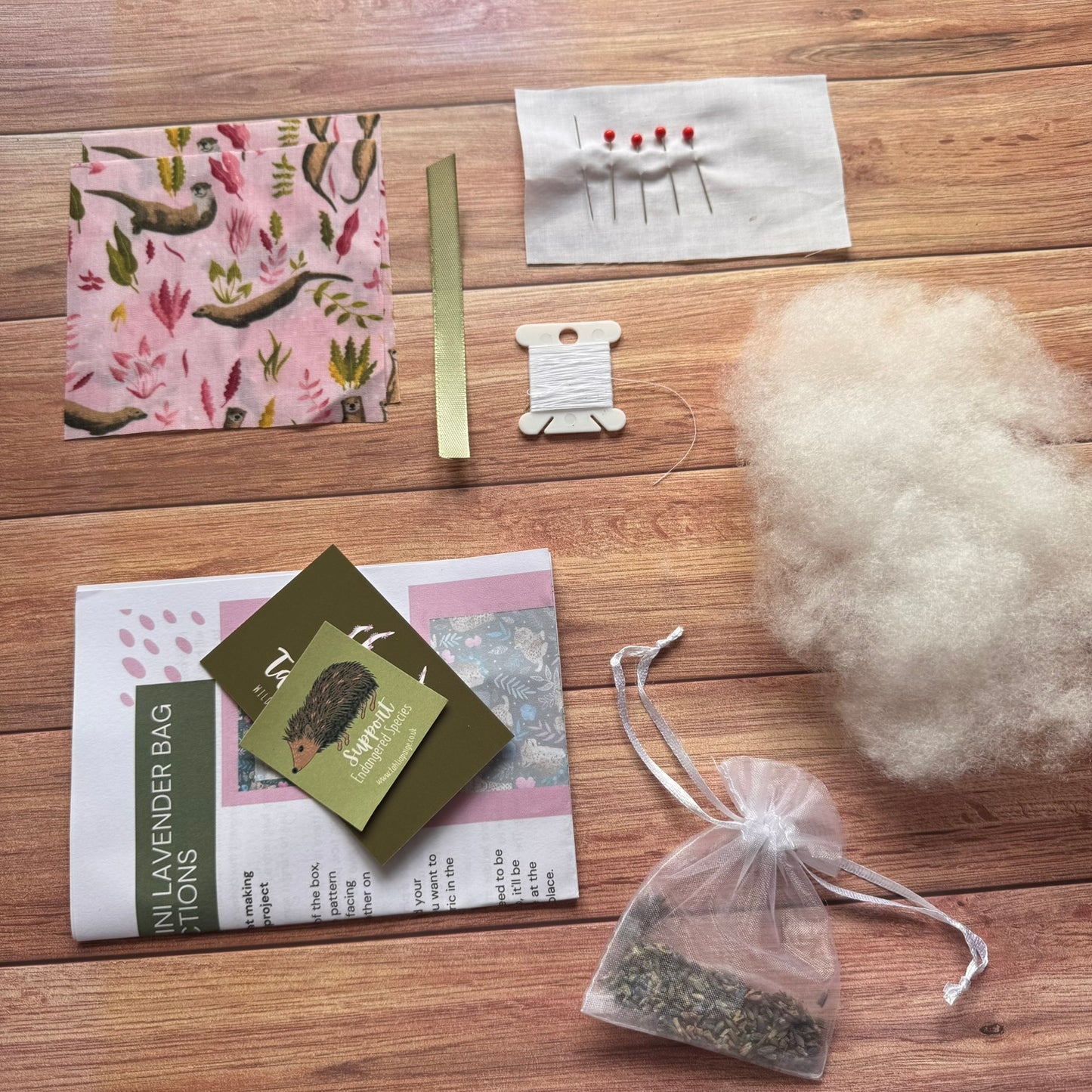 DIY Otter Mini Lavender Bag Kit