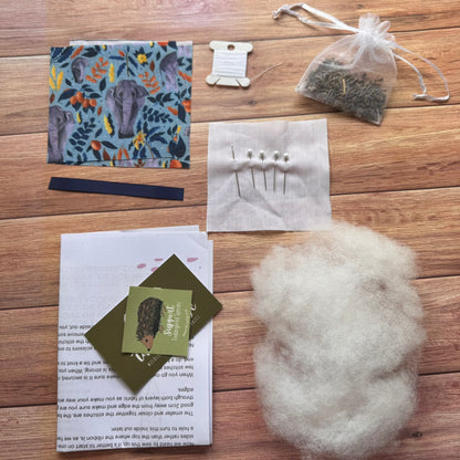 DIY Asian Elephant Mini Lavender Bag Kit