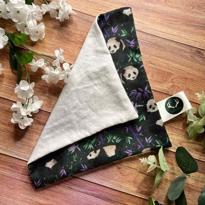Zero-waste skincare: panda cotton face cloth.