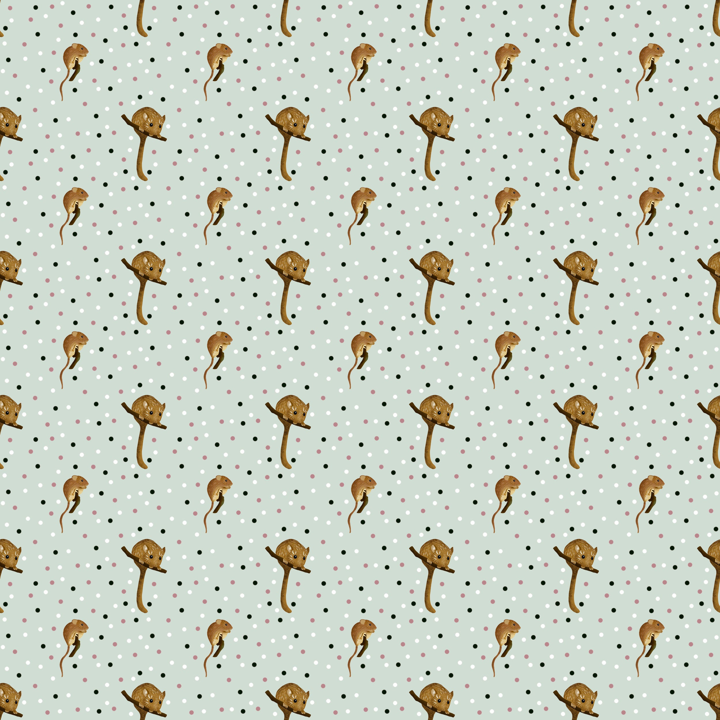 dormouse seamless repeat