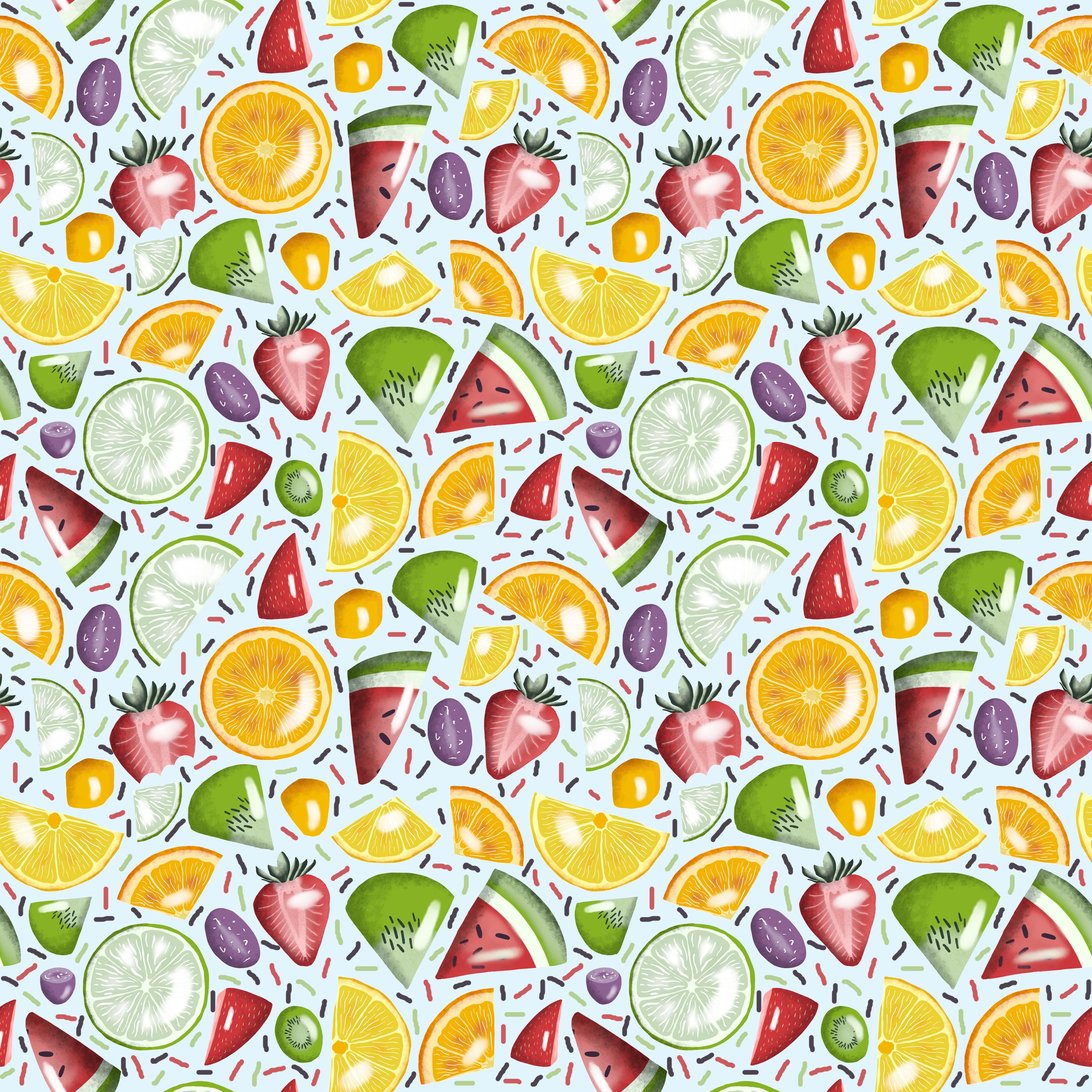 fruit seamless repeat design