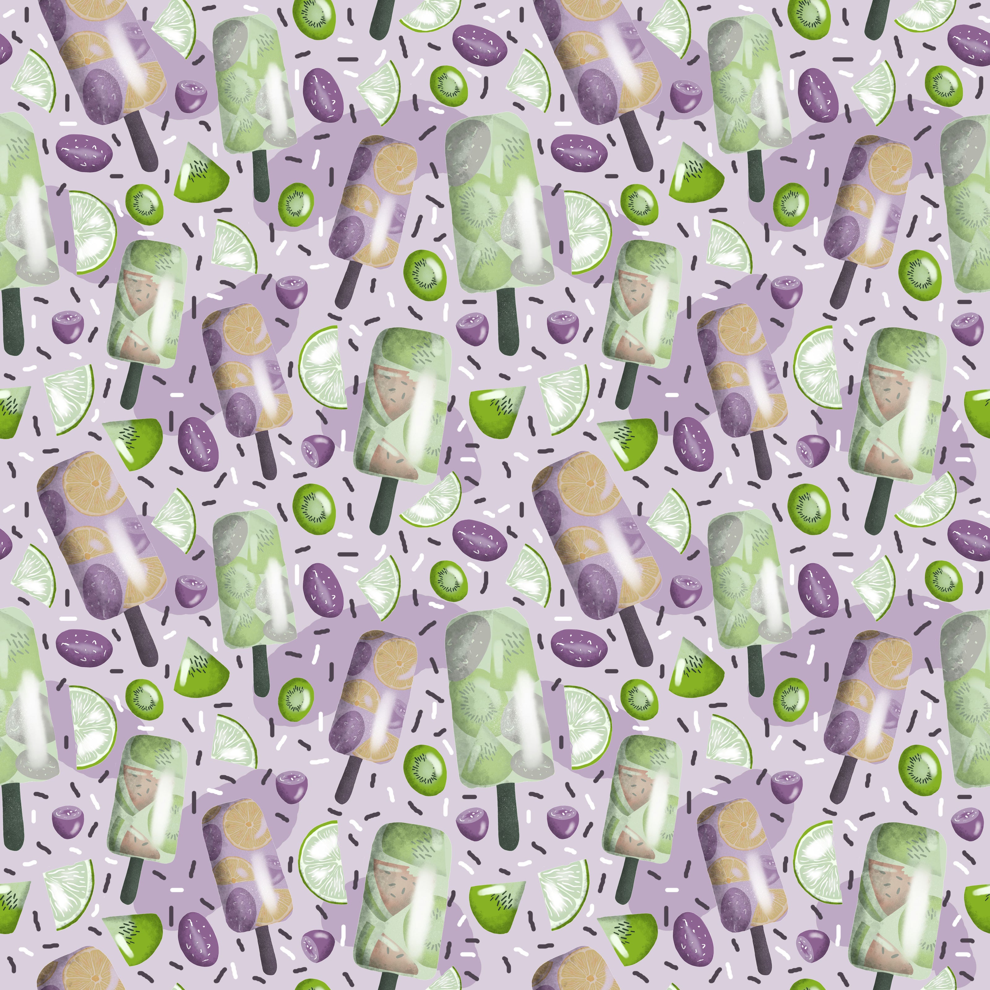 ice lolly surface pattern design
