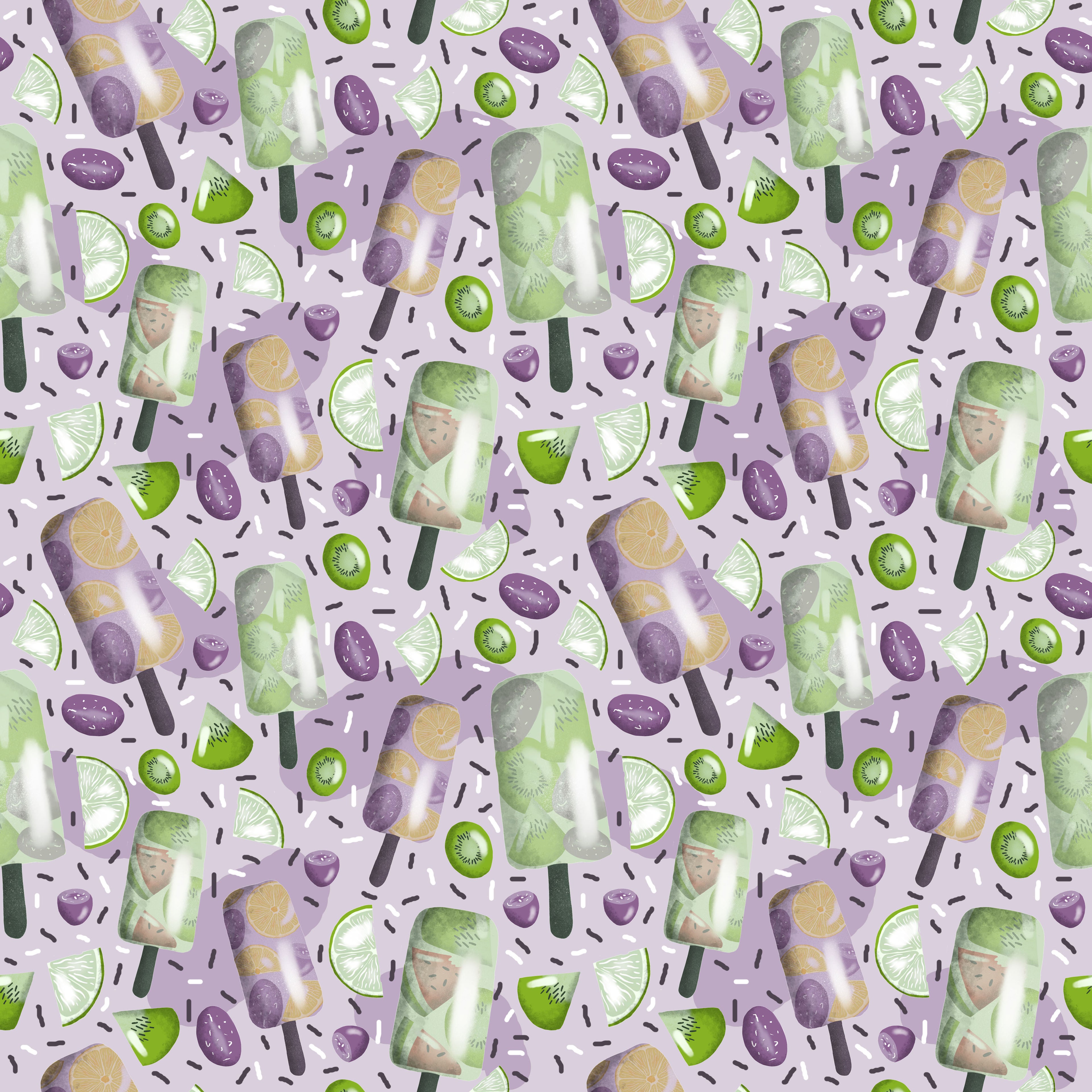 ice lolly surface pattern design