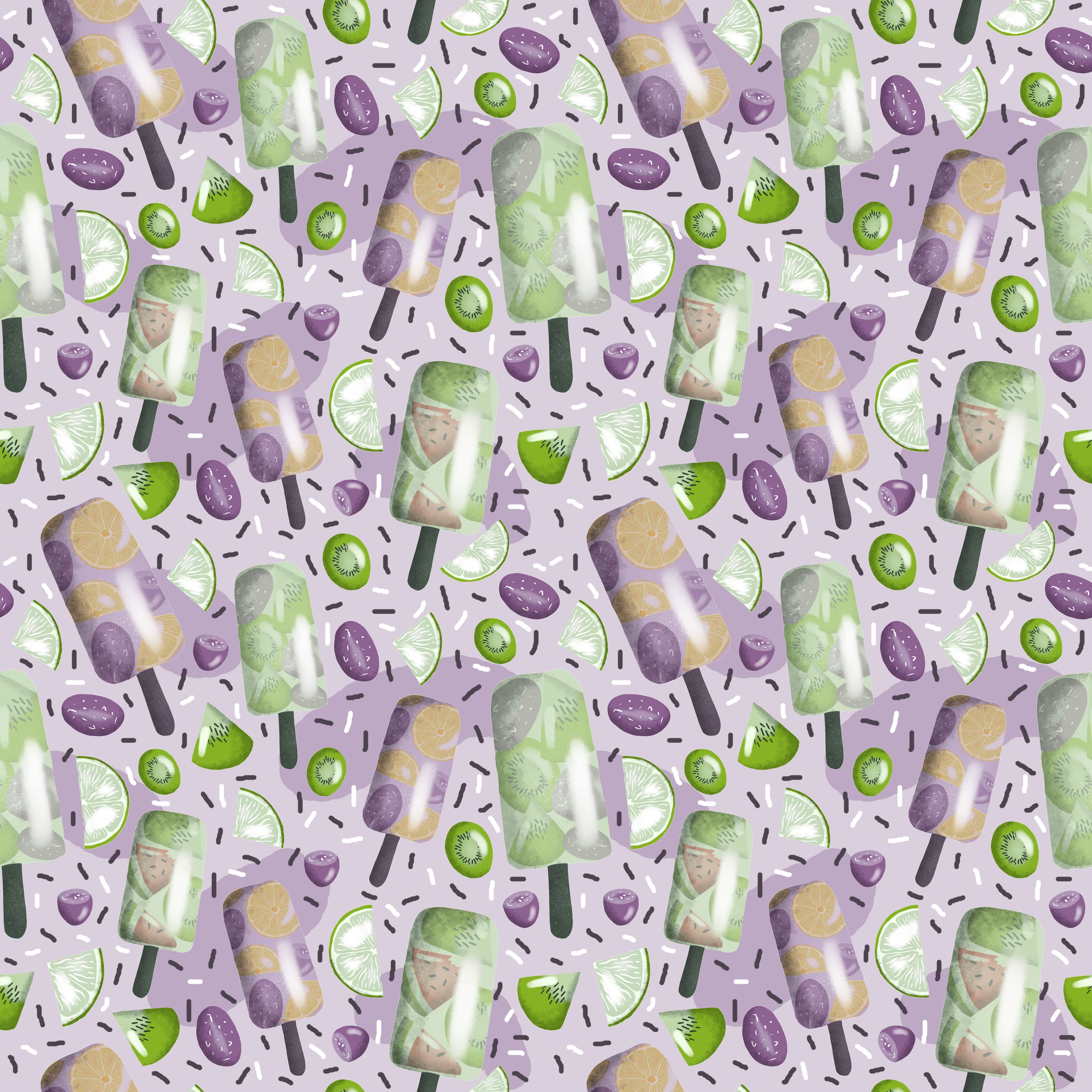 ice lolly surface pattern design