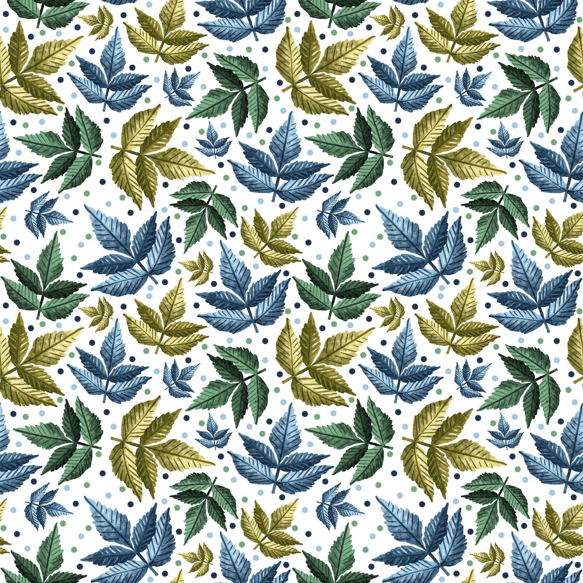 leaf seamless repeat design